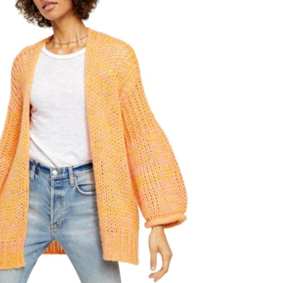 Free People Sweaters - Free People Hometown Cardigan Sweater, Sugar Candy